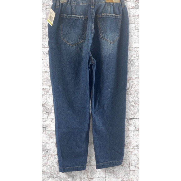 Kensie Jeans Vintage Luxe The High Rise Barrel Button Front Jean Size 4/27 NWT - Picture 2 of 10